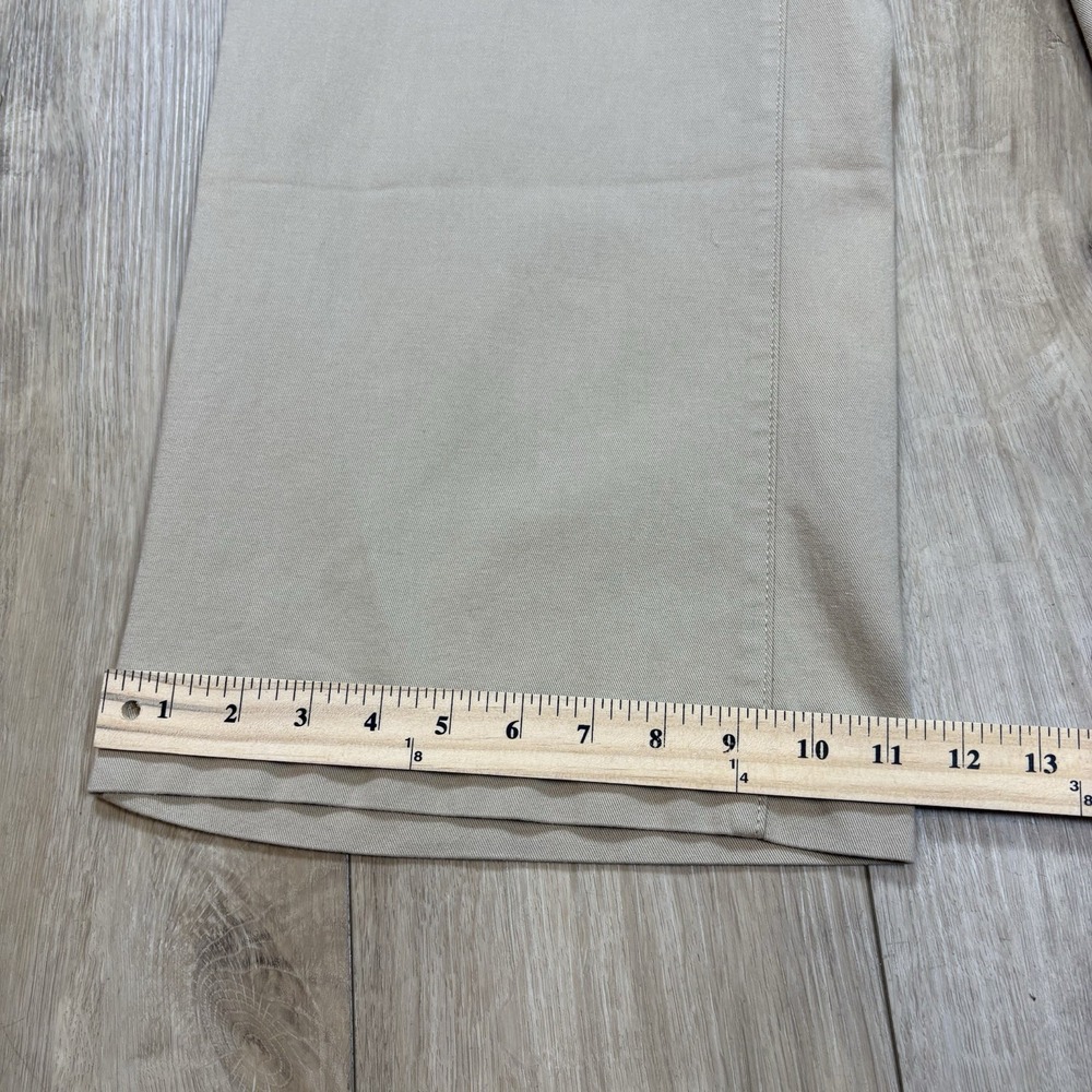 Eddie Bauer‎ Stretch Bootcut Trouser Pants Curvy Fit Women's SZ 24 khaki Tan - Picture 2 of 8